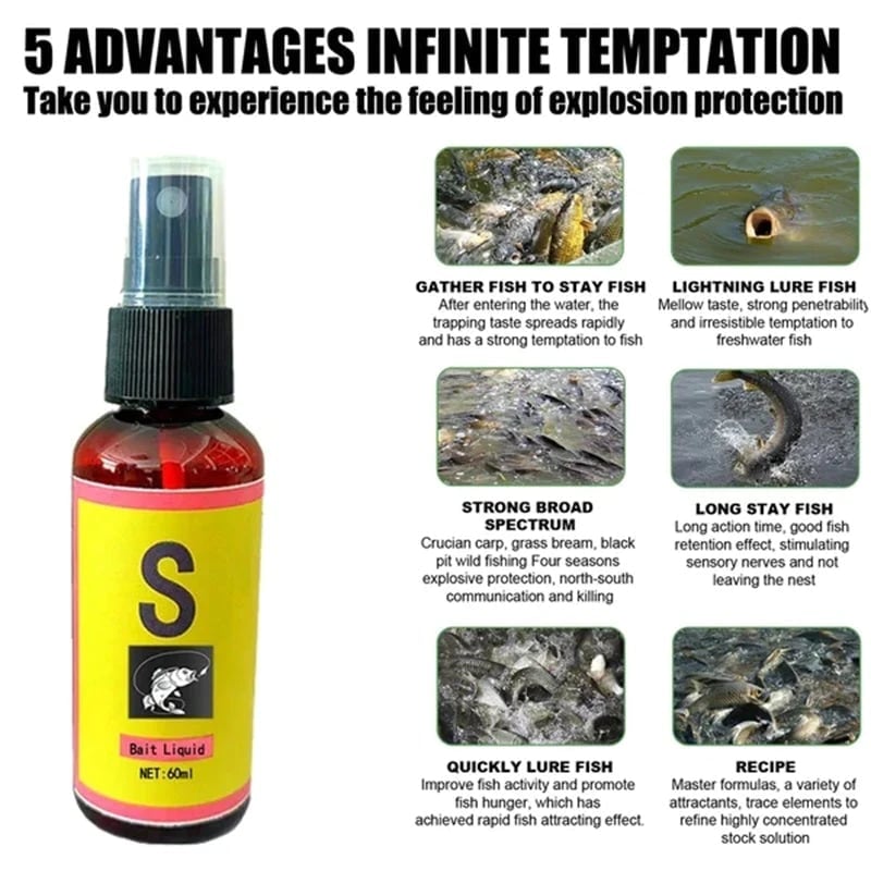 Scent Fishing Attractants for Baits-For all types – BUY 3 GET 2 FREE