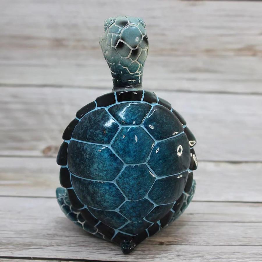 Sea Turtle Yoga Statue Sea Turtle Meditation Home Decor