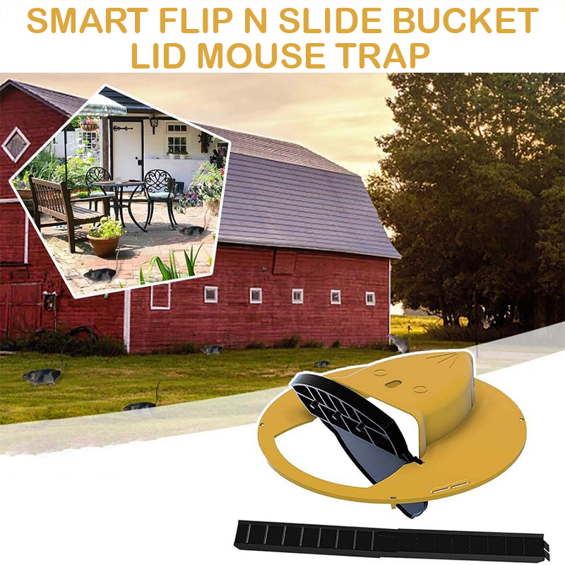 Smart Flip n Slide Bucket Lid Mouse Trap