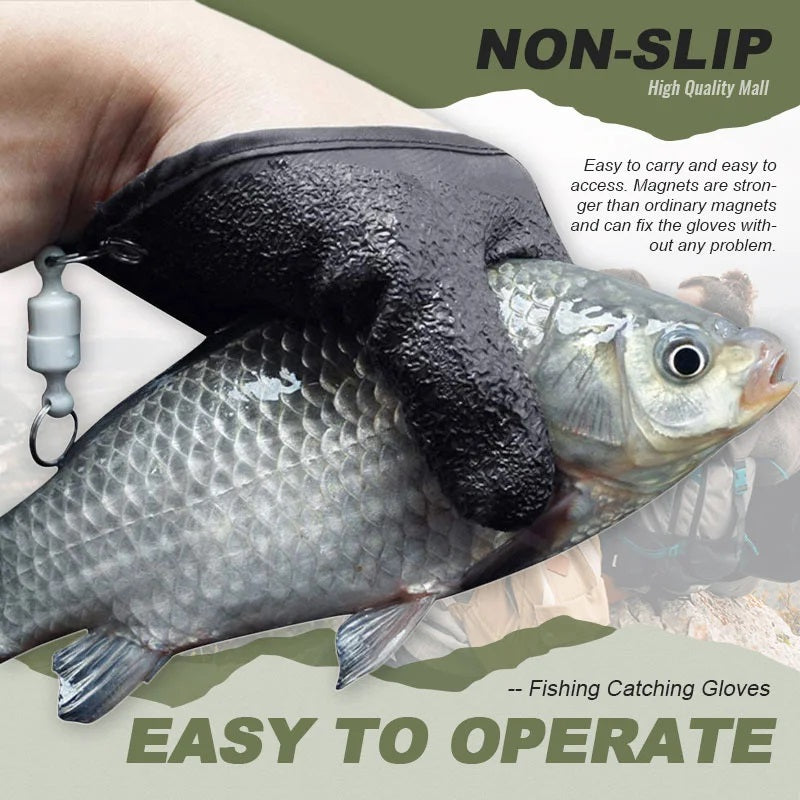 Spring Cleaning Big Sale 30% OFF - Fisherman Catching Fishing Non-Slip Protect Gloves