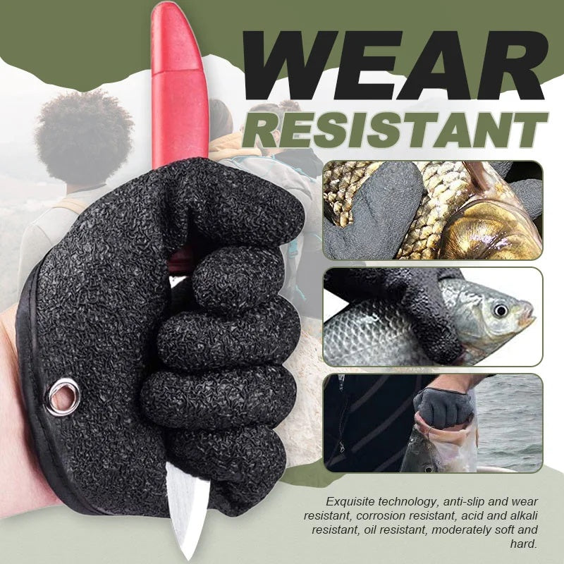 Spring Cleaning Big Sale 30% OFF - Fisherman Catching Fishing Non-Slip Protect Gloves