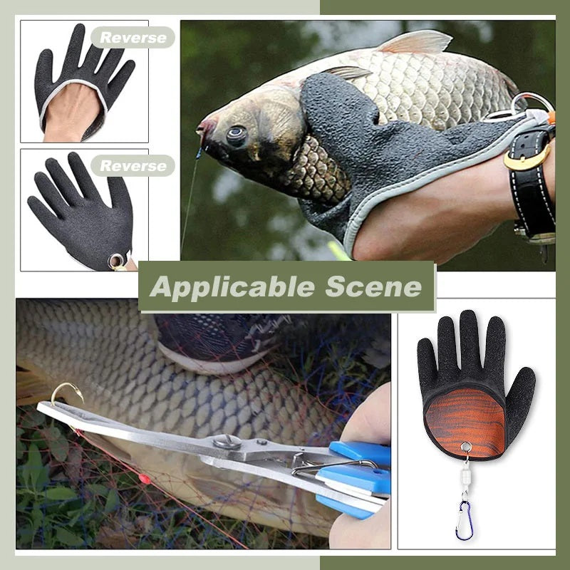 Spring Cleaning Big Sale 30% OFF - Fisherman Catching Fishing Non-Slip Protect Gloves