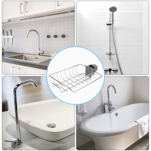 Stainless Steel Faucet Rack-A Perfect Storage Accessory for Your Kitchen