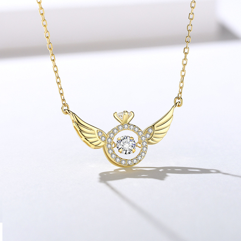 Sterling Silver S925 Angel Wings Necklace-The most beautiful necklace for the most beautiful her.