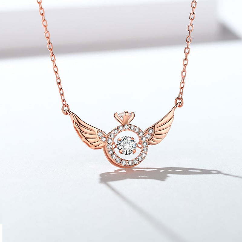 Sterling Silver S925 Angel Wings Necklace-The most beautiful necklace for the most beautiful her.