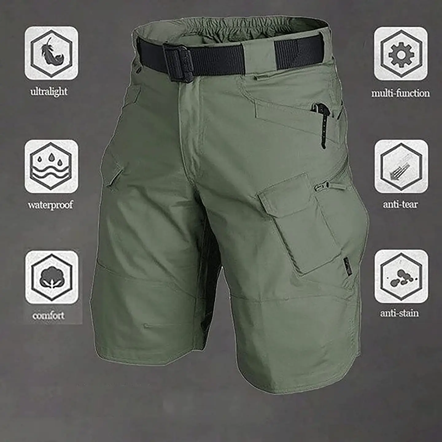 SUMMER HOT SALE - 2023 UPGRADED TACTICAL WATERPROOF SHORTS-QUIKE DRY