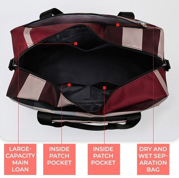 Summer Hot Sale-New Dry/Wet Separation Travel Bag