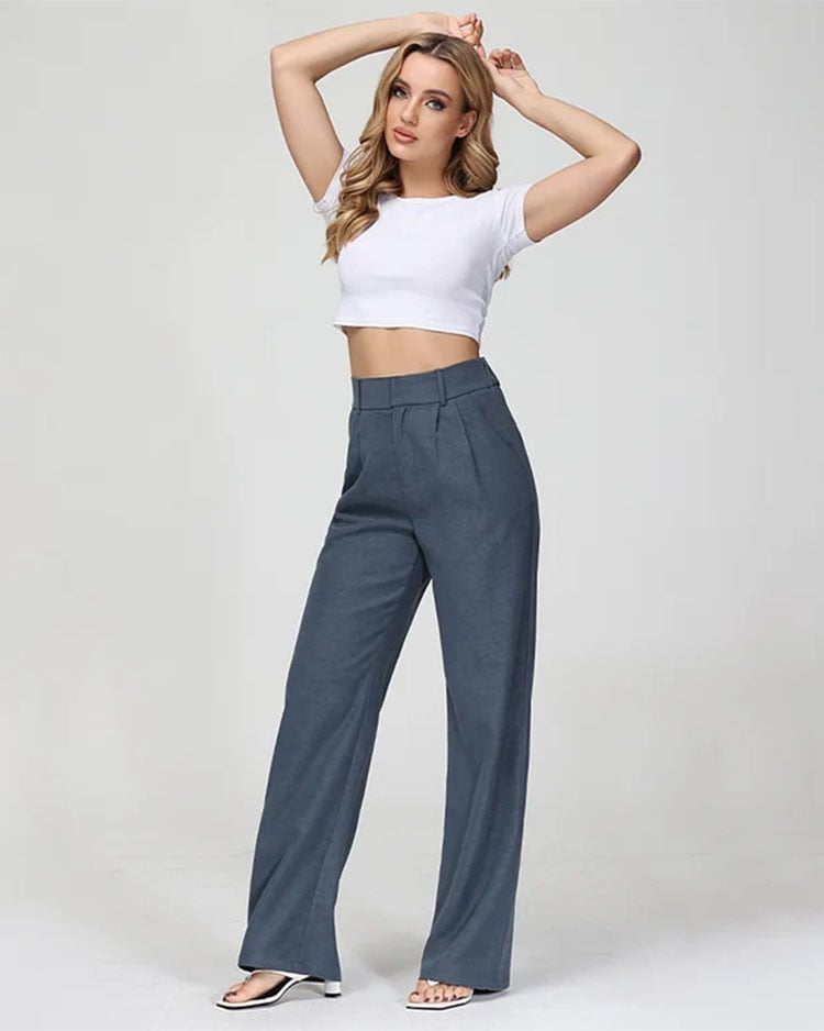 The Effortless Tailored Wide Leg Pants