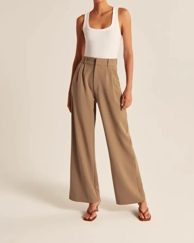 The Effortless Tailored Wide Leg Pants