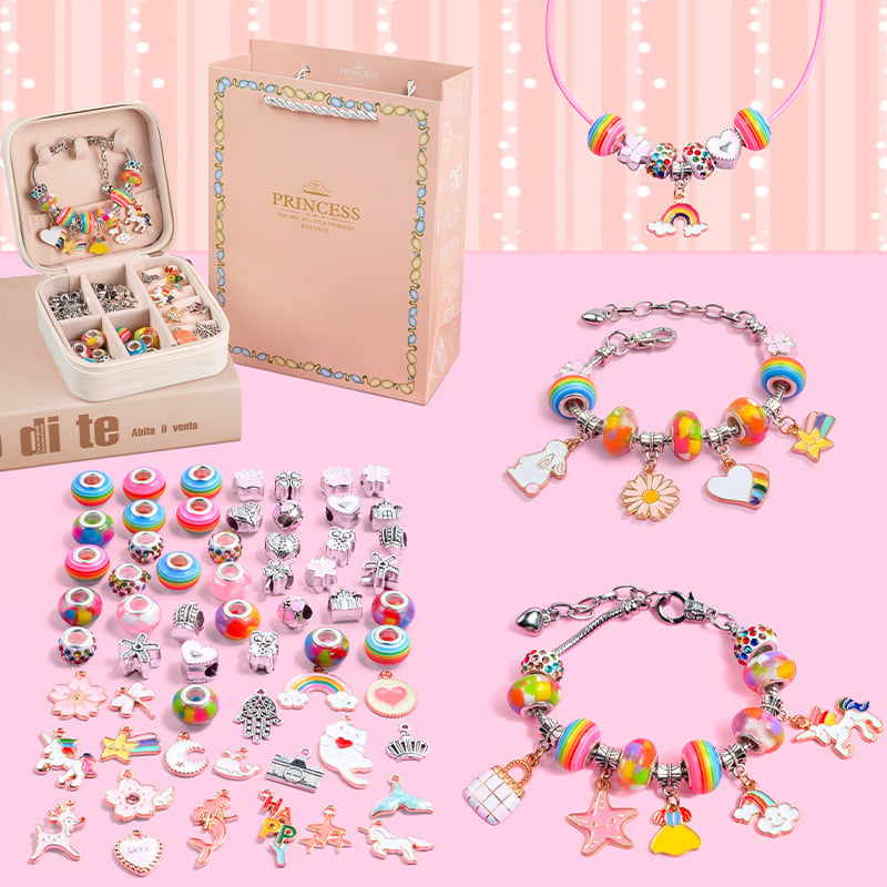 The Last Day! 49 % OFF - Charm Bracelet Jewelry Making Kit - GIFT HOT SALE TOP 1