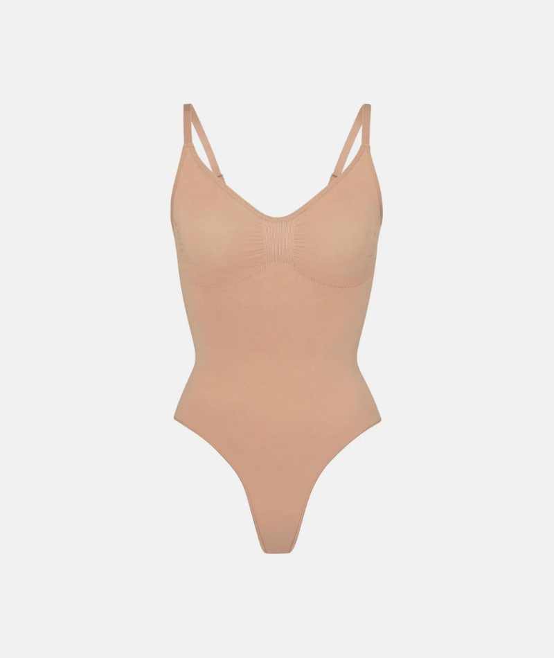 THONG SCULPTING BODYSUIT W. SNAPS