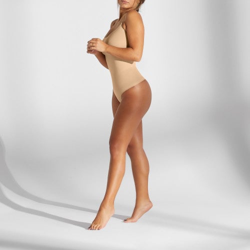 THONG SCULPTING BODYSUIT W. SNAPS