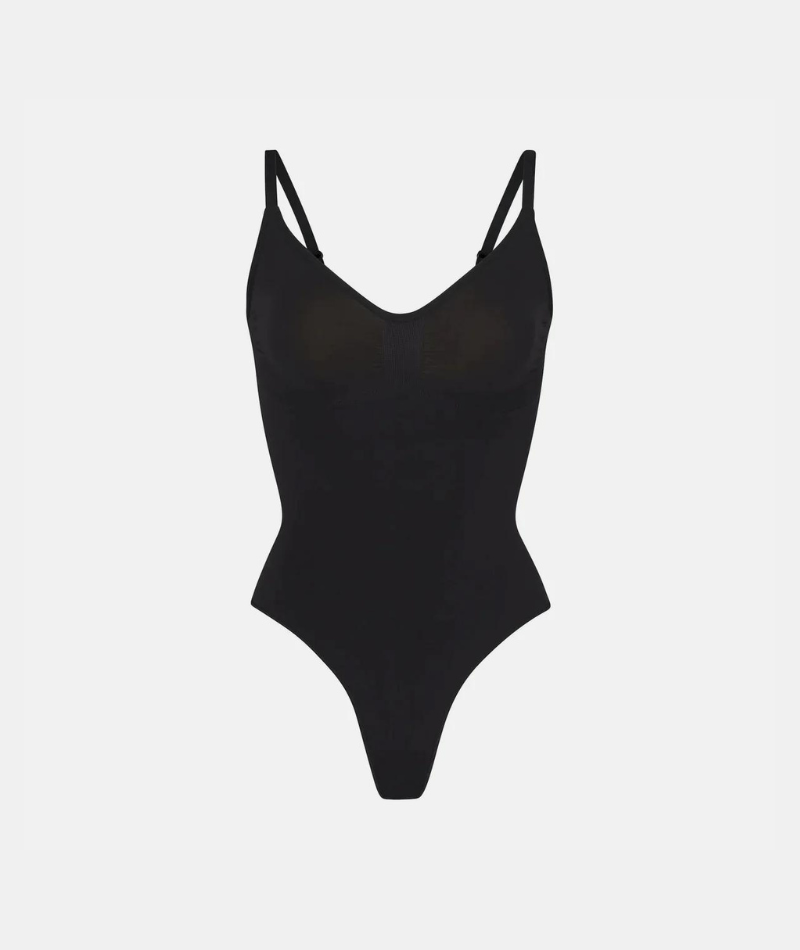 THONG SCULPTING BODYSUIT W. SNAPS