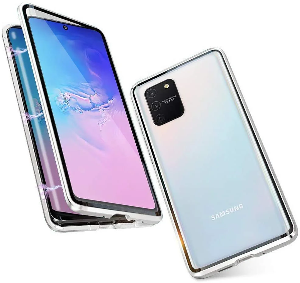 Upgraded Two Side Tempered Glass Magnetic Adsorption Phone Case for Samsung A81 A73 A72 A71 A70 A53 A52 A51 A33 A32 A31 A30 A23 A22 A21 A20 A13 A11