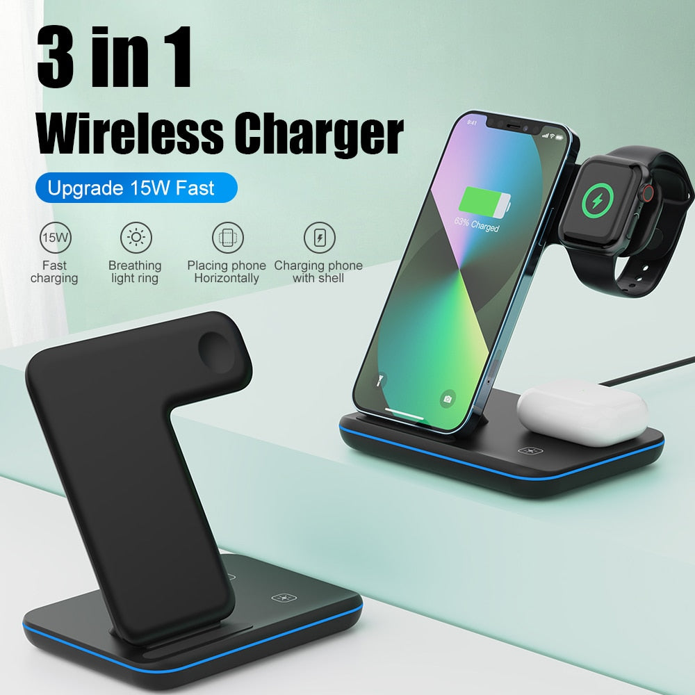 Valecharge 3 in 1 Charger for iPhone