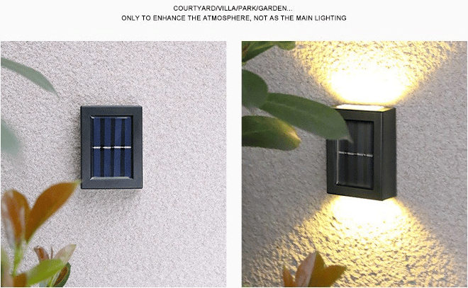 Waterproof Solar Powered Outdoor Patio Wall Decor Light - BUY MORE SAVE MORE