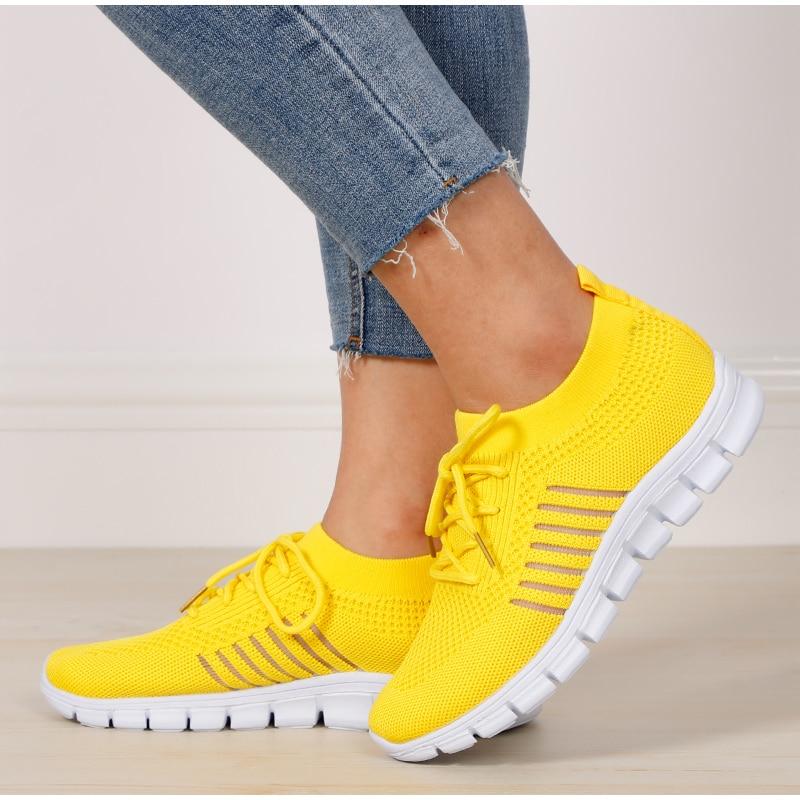 Women Light Mesh Breathable Slip-on Orthopedic Sneaker Shoes