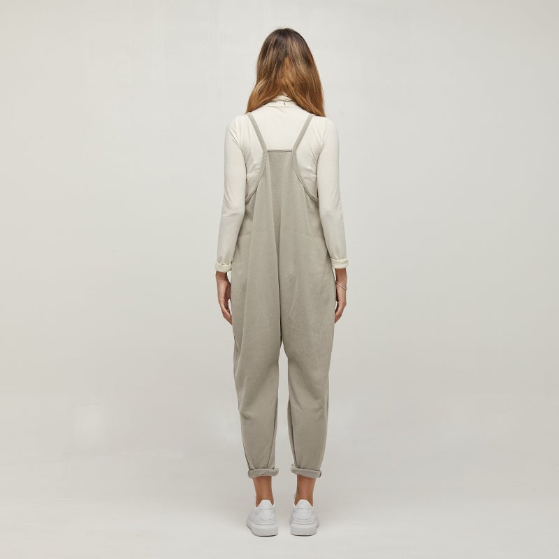 Womens Casual Wide Leg Jumpsuit