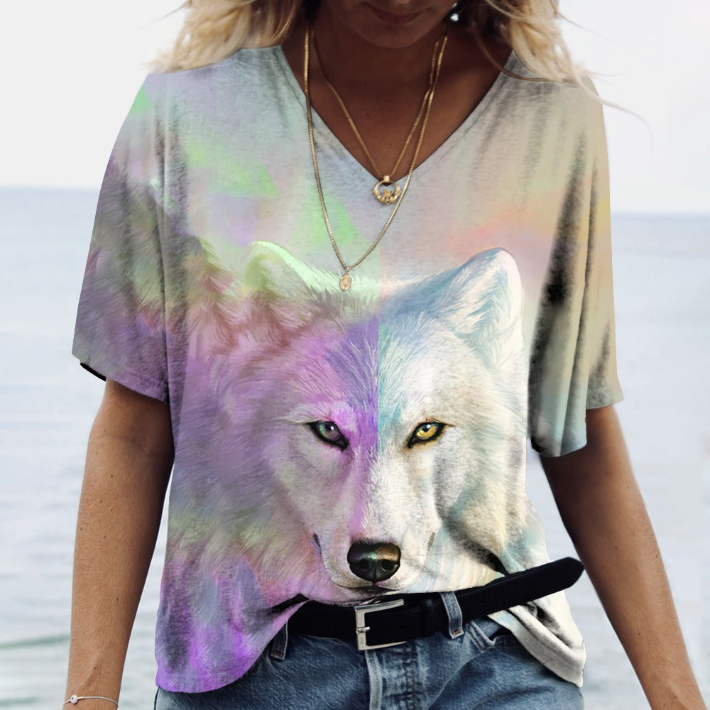 Women’s Wolf Short Sleeve Shirt