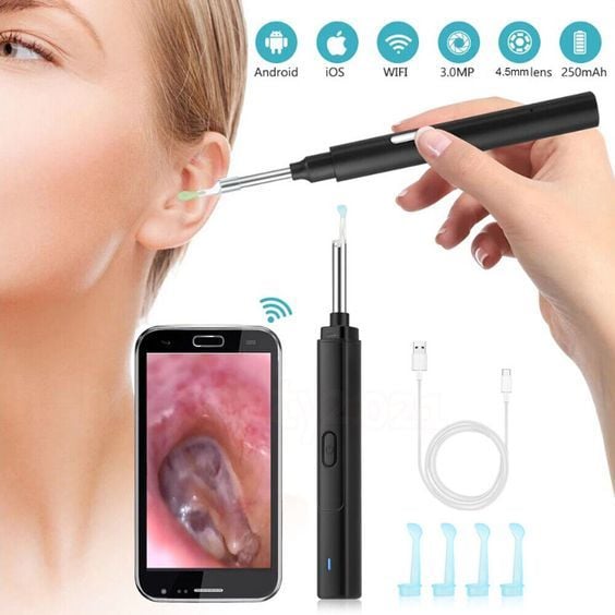 2023 Hot Sale-50% OFF TODAY - Clean Earwax-Wi-Fi Visible Wax Removal Spoon