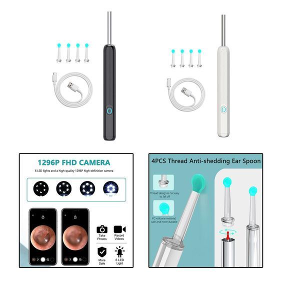 2023 Hot Sale-50% OFF TODAY - Clean Earwax-Wi-Fi Visible Wax Removal Spoon