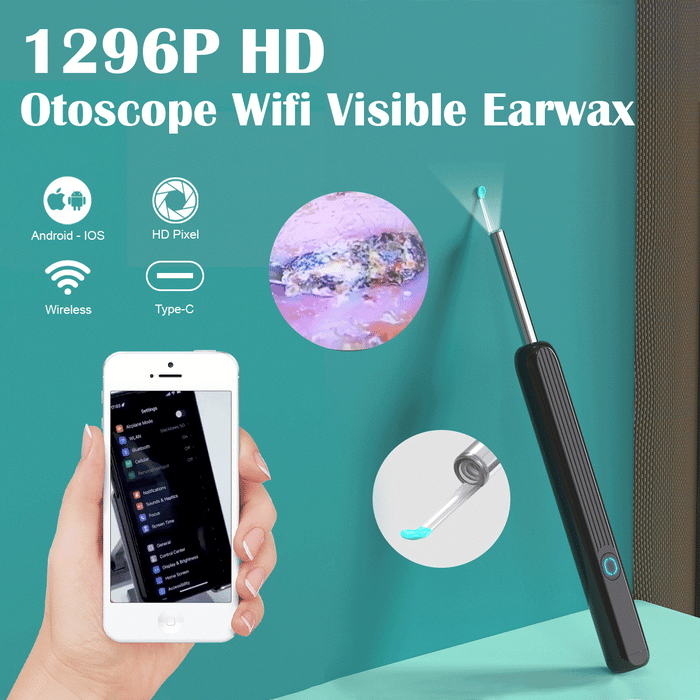 2023 Hot Sale-50% OFF TODAY - Clean Earwax-Wi-Fi Visible Wax Removal Spoon