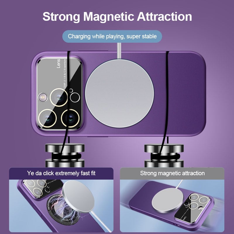 2023 New Arrivals Big Vision Magnetic Charging iPhone Case