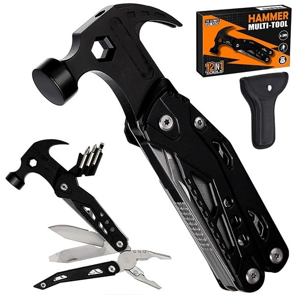 (3rd Anniversary Sale) - Portable MultiTool With Hammer, Screwdrivers, Nail Puller