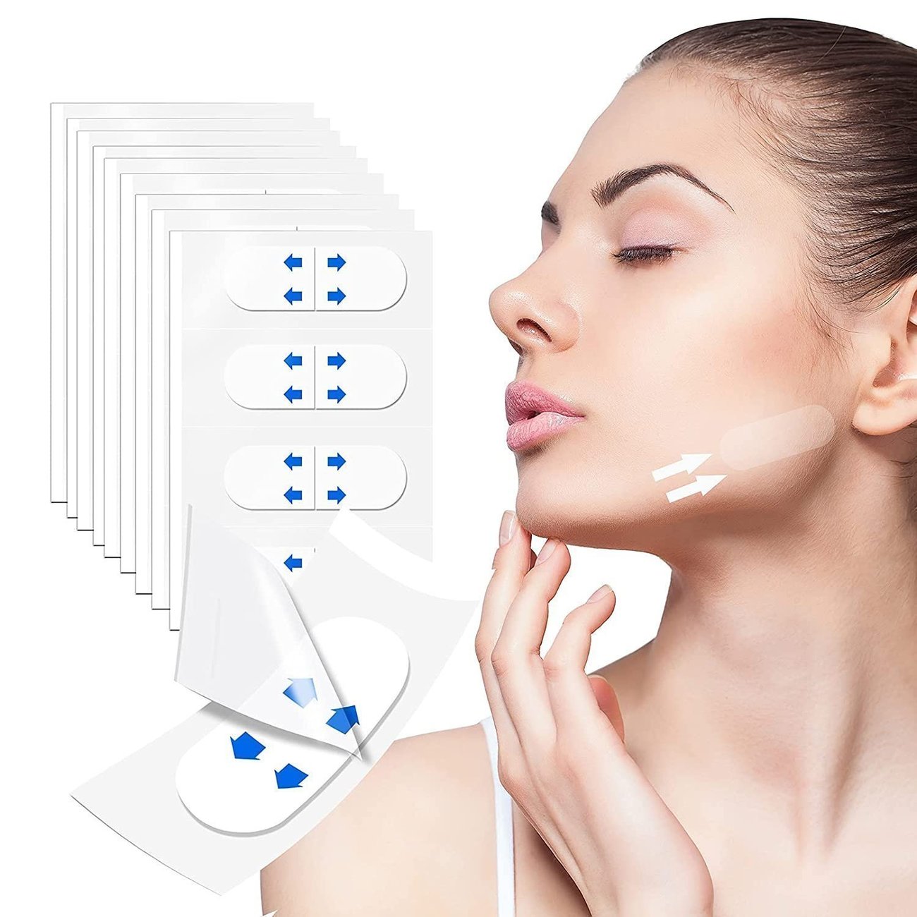 50% OFF - Invisible Face Lifter Tape Has a delicate V face