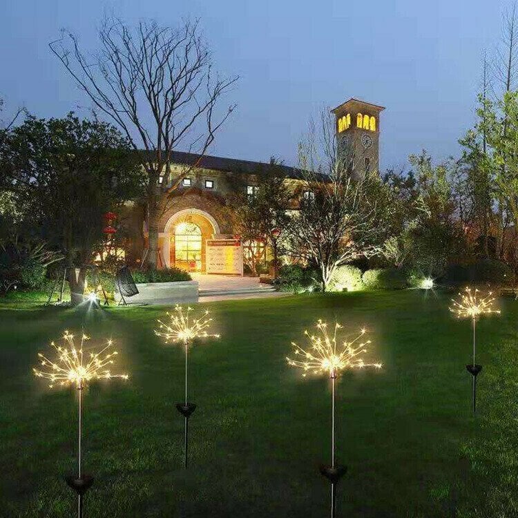 70% OFF Sale Ends In Today - Waterproof Solar Garden Fireworks Lamp