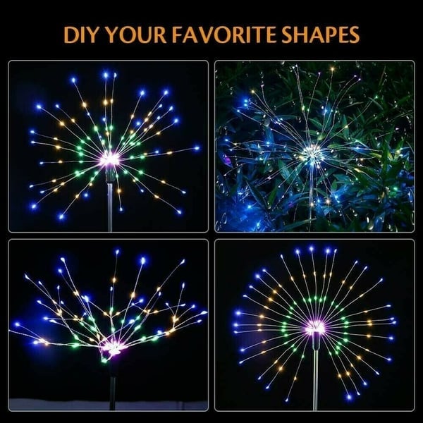 70% OFF Sale Ends In Today - Waterproof Solar Garden Fireworks Lamp