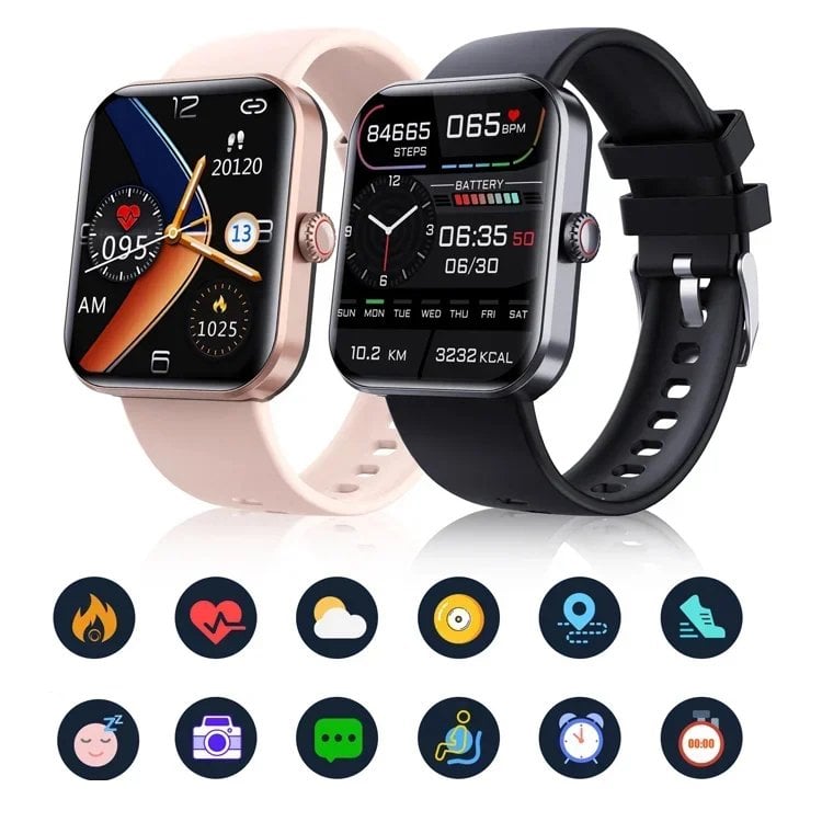 All day monitoring of heart rate and blood pressure – Bluetooth fashion smartwatchï¼ˆBuy 2 free shippingï¼‰