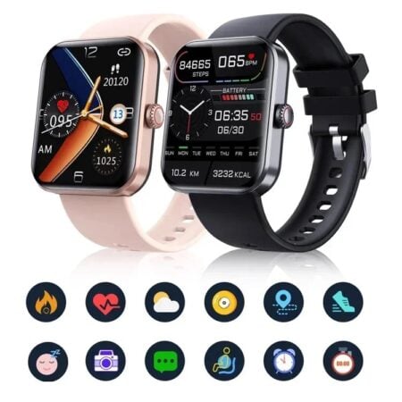 (All day monitoring of heart rate and blood pressure) Bluetooth fashion smartwatch
