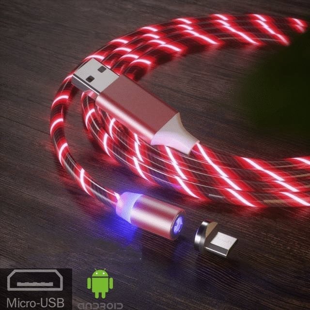 (Black Friday Sale - 49% Off) Magnetic LED Charging Cable - Free Giveaway only today!