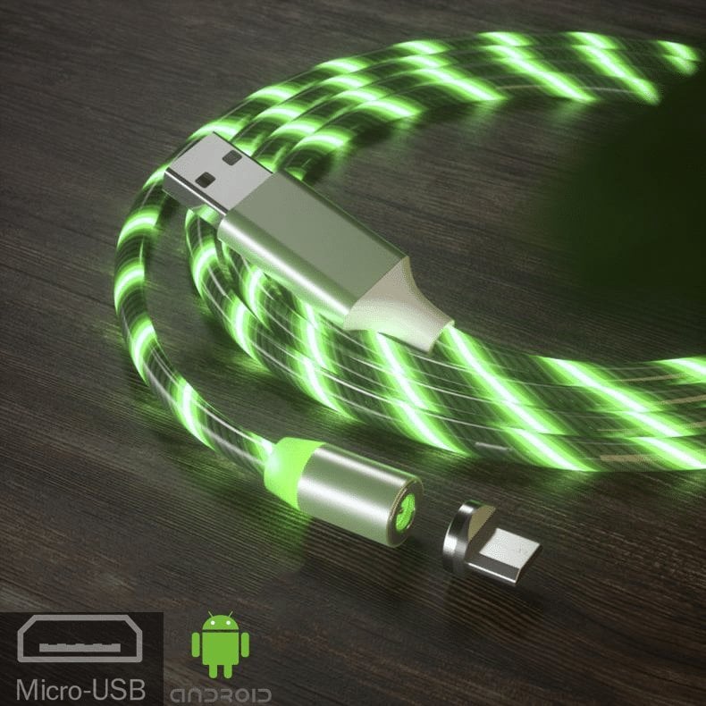 (Black Friday Sale - 49% Off) Magnetic LED Charging Cable - Free Giveaway only today!