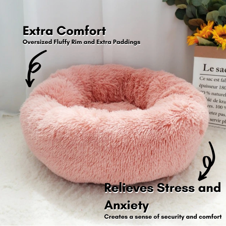 Calming Pet Bed – Removable Covers!