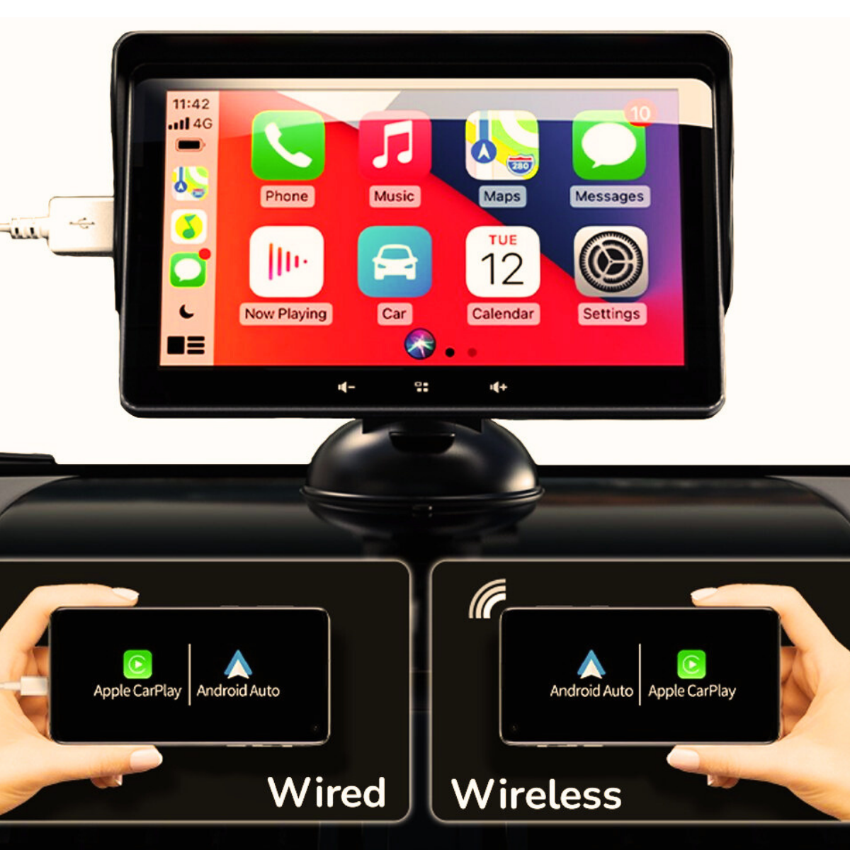 CarPlay - 7 inch Touch Screen