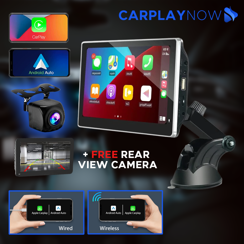 CARPLAYNOW - UNIVERSAL + FREE REAR VIEW CAMERA