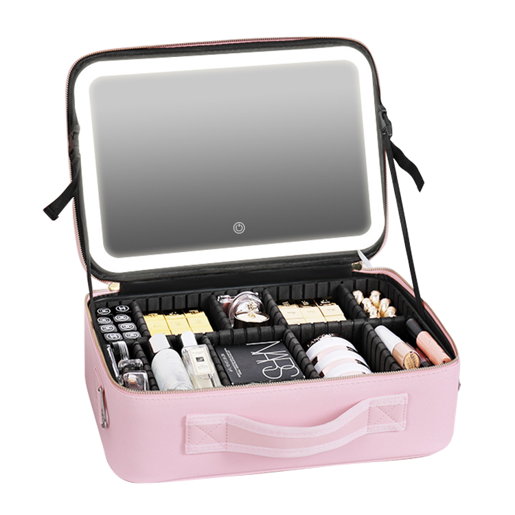 Make-Up Bag With LED Mirror