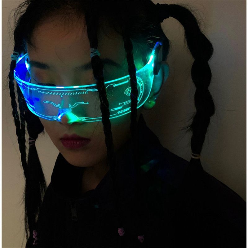 Cyberpunk LED Glasses