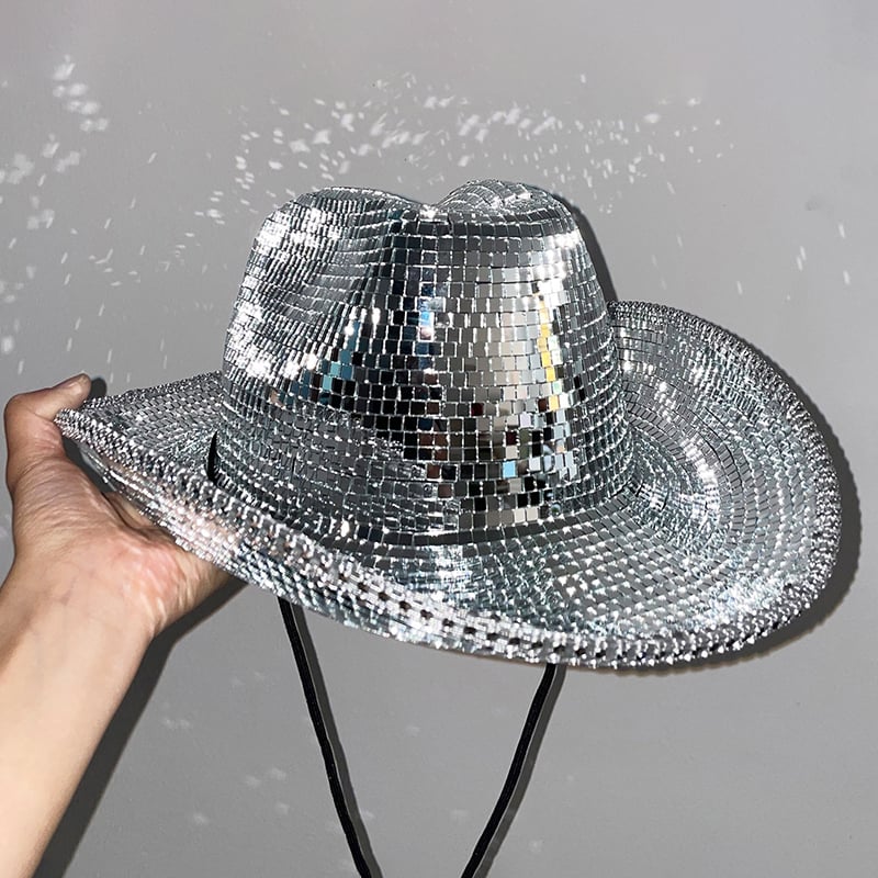 Disco Ball Cowboy Hat