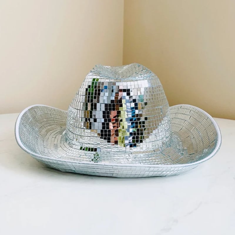 Disco Ball Cowboy Hat