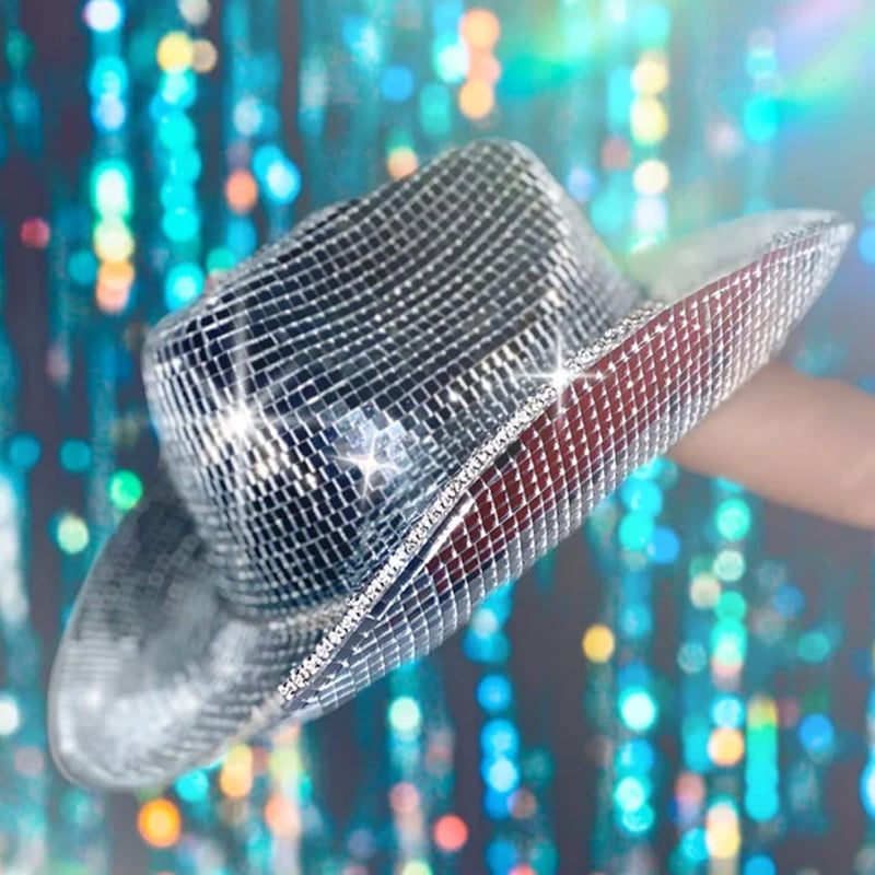 Disco Ball Cowboy Hat