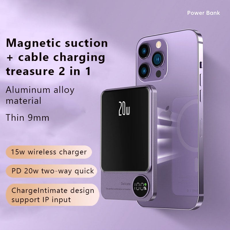 (Early Mother's Day Sale)- Powerbank Magnetic-(Buy 10000mAh save more)