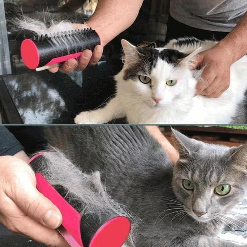 (EARLY SUMMER HOT SALE- 49% OFF) Multifuncional Pet Hair Removing Grooming Brush