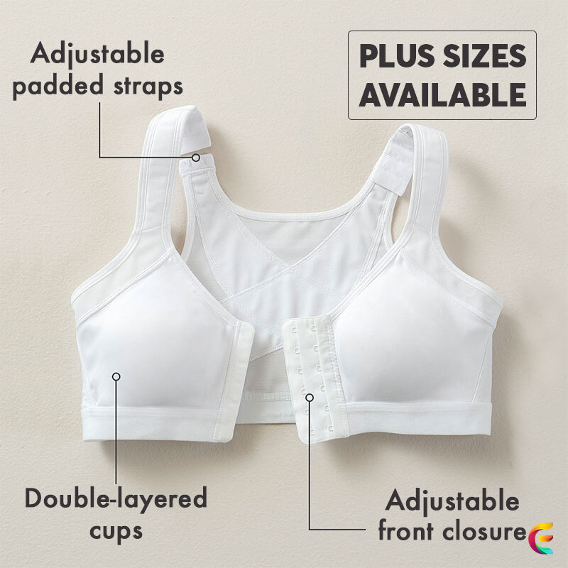 Embraced Bra - Adjustable Front Hook Support Multifunctional Bra