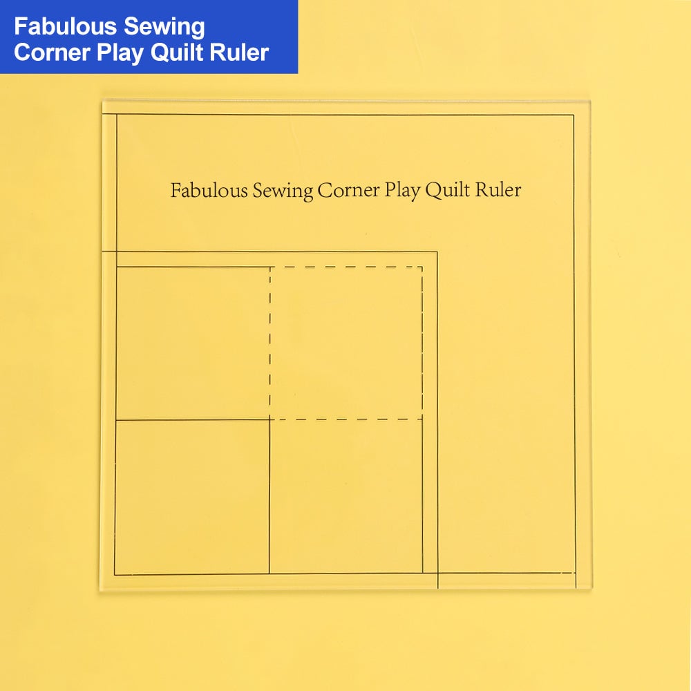 Fabulous Sewing Corner Play Quilt Ruler