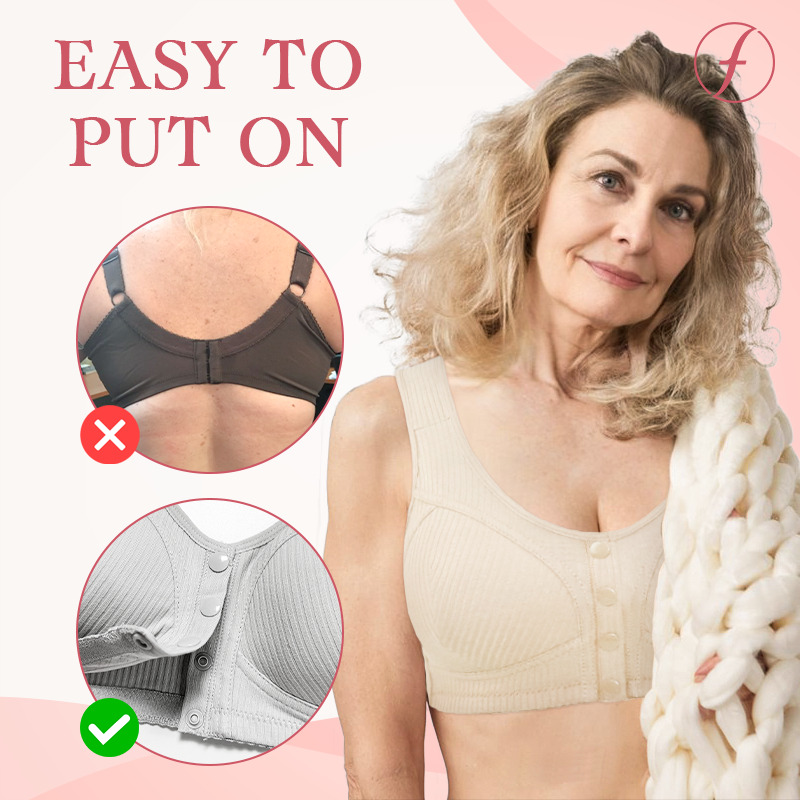 Fynette - Wireless Front Button Bra