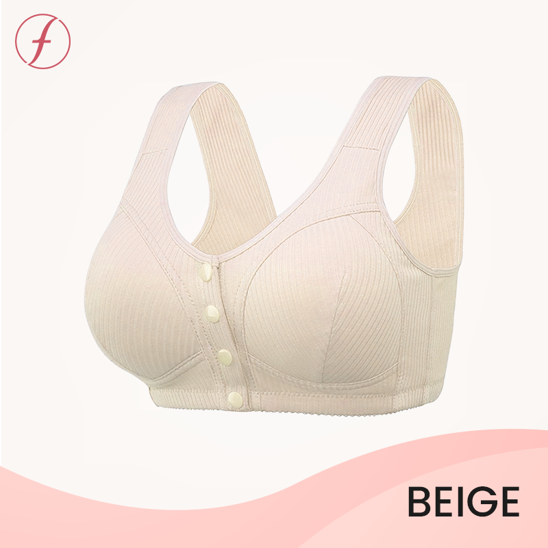 Fynette - Wireless Front Button Bra