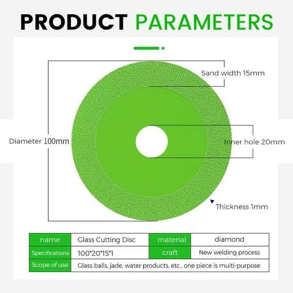 Glass cutting disc - BUY 2 GET 1 FREE